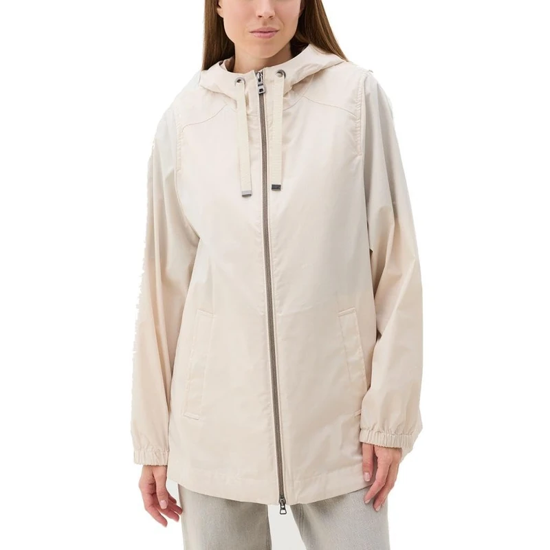 Geox Women's W Ischia Parka Jacket, Moonbeam, 40