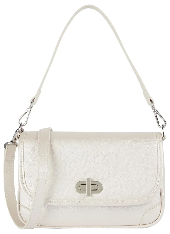 Geox Women's D Gardinia A Bag, Silver, One Size