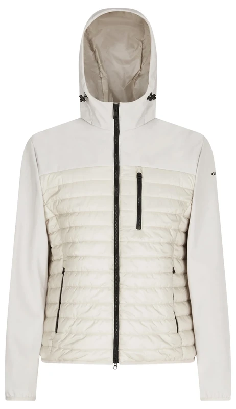 Geox Men's M Sapienza Hood Jacket, Moonstruck/MOONSTRUC, 54