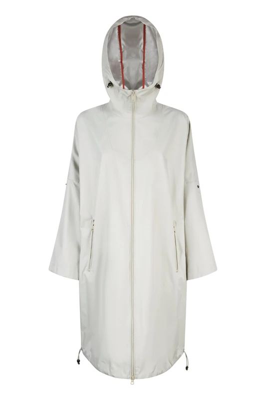 Geox Women's W Diantha Parka Jacket, Moonbeam, 36