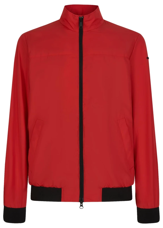 Geox Men's M Jharrod Bomber Jacket, True red, 48