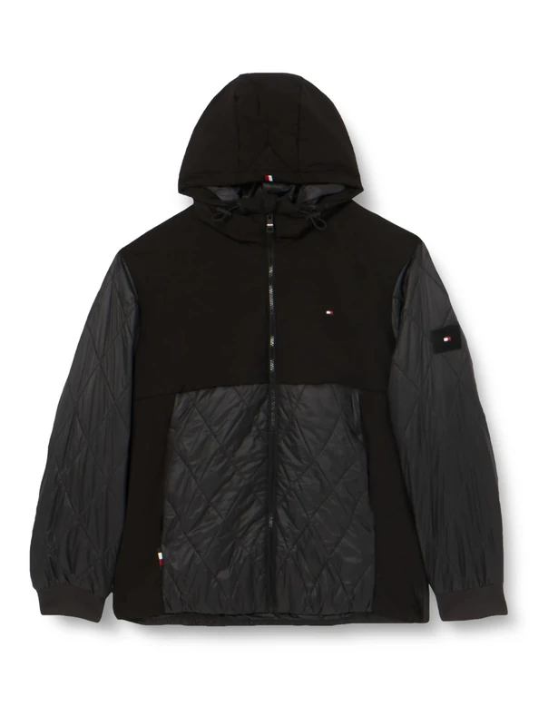 Tommy Hilfiger Men's CL MIX HOODED JACKET Black M