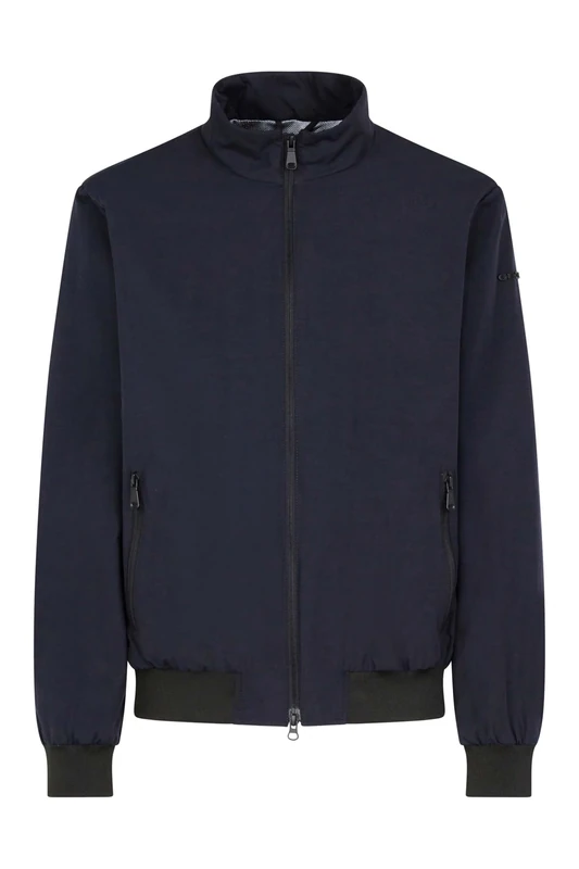 Geox Men's M Rieti Bomber Jacket, Sky Captain, 56