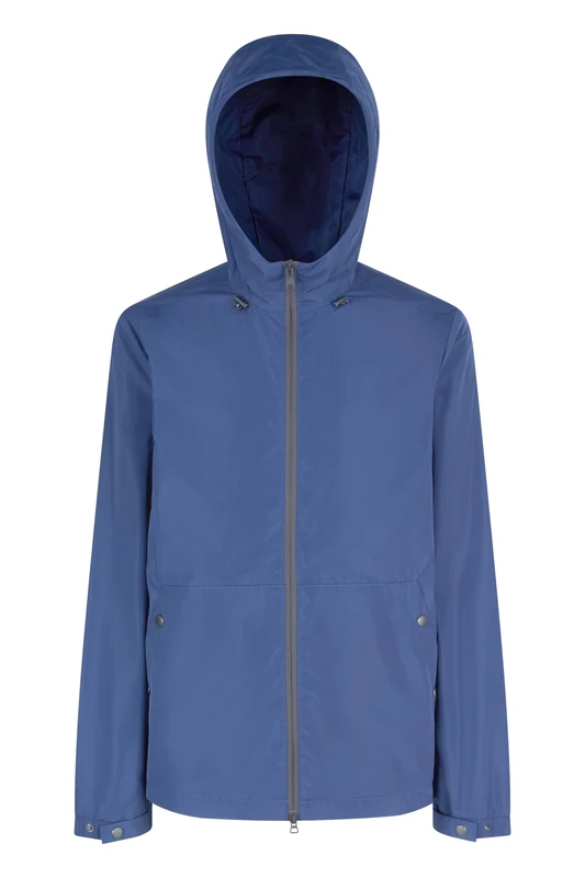 Geox Men's M Leitan Mid Parka Jacket, Bijou Blue, 52