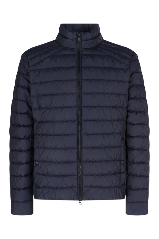 Geox Men's M Kennet Short Jacket, Sky Captain, 46