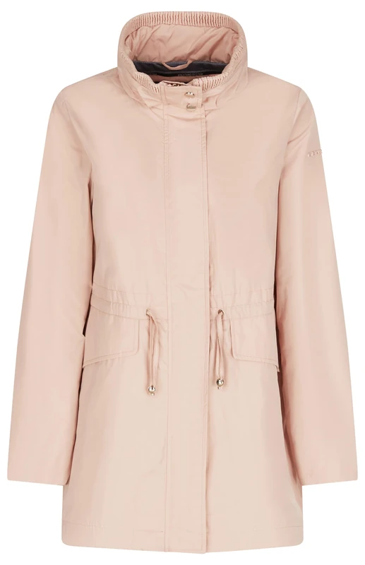 Geox Women's W Genziana Coat Jacket, Cameo Rose, 46