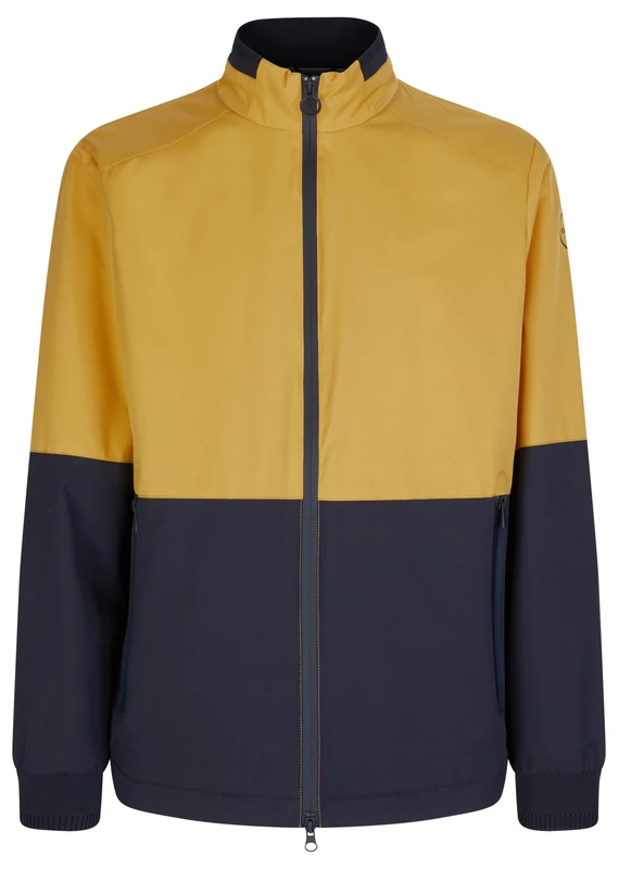 Geox Men's M Spherica Bomber 2 Jacket, Ochre/Sky Captain, 52