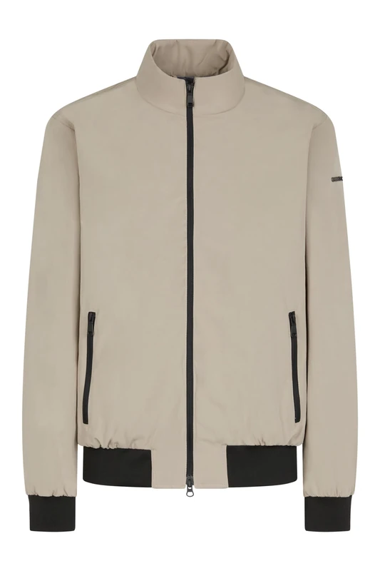 Geox Men's M Rieti Bomber Jacket, Crockery, 46