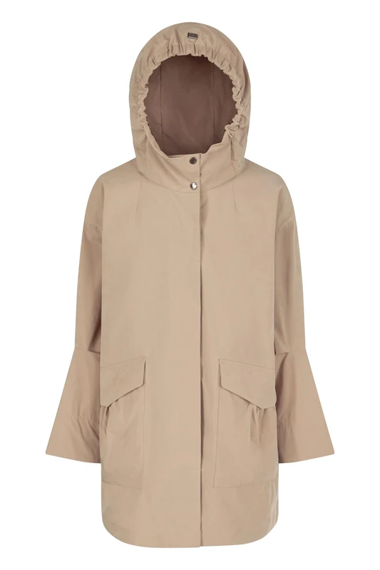 Geox Women's W Roose Parka Jacket, Nougat, 46