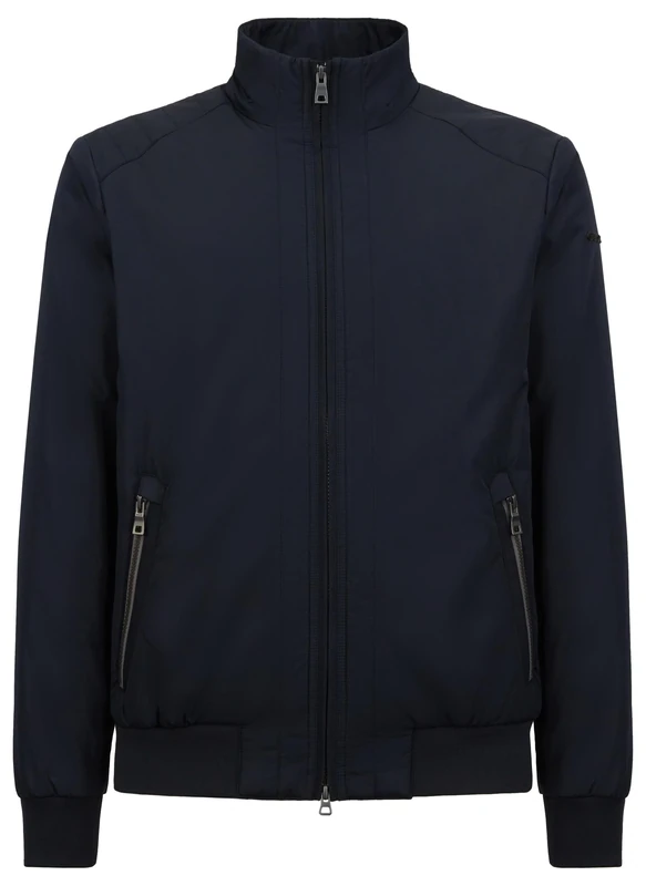 Geox Men's M Damiano Short Jacket, Sky Captain, 54