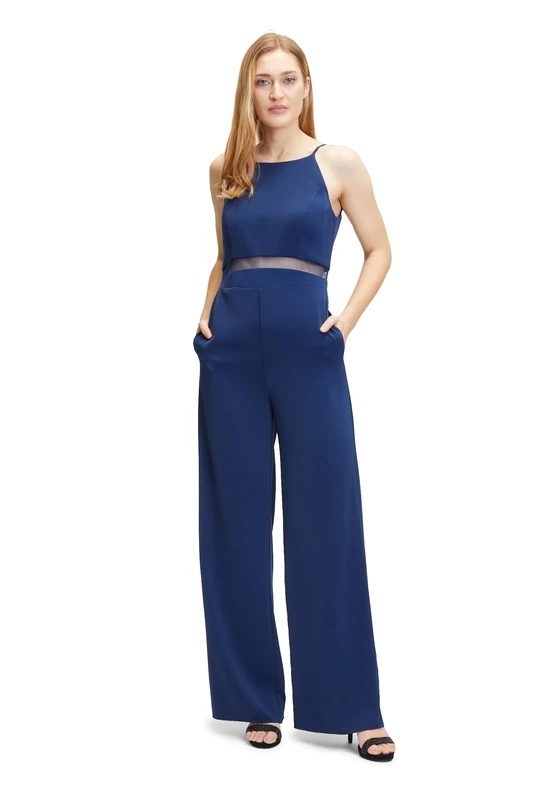 Vera Mont Women's 2550/4514 Jumpsuit, Festival Blue, 14
