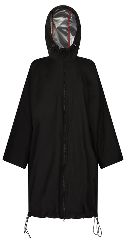 Geox Women's W Diantha Parka Jacket, Black, 36