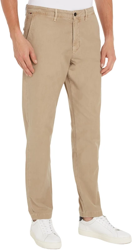 Tommy Hilfiger Men's Chino Chelsea Gabardine GMD Batique Khaki 28W / 36L