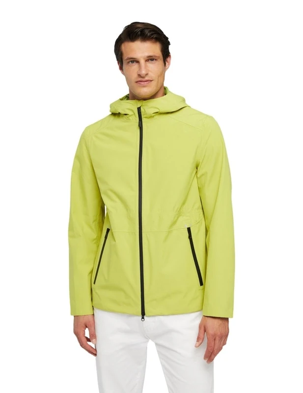 Geox Men's M Calgary ABX Parka Jacket, Bright Chartreuse, 46