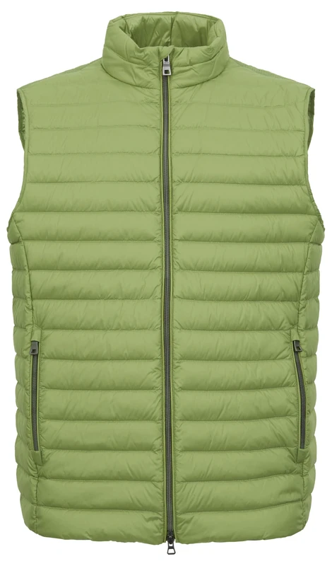 Geox Men's M Warrens Vest Jacket, PIQUANT Green, 50