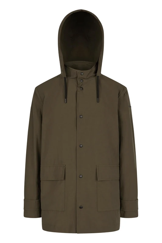 Geox Men's M Rieti Parka Jacket, Winter Moss, 56