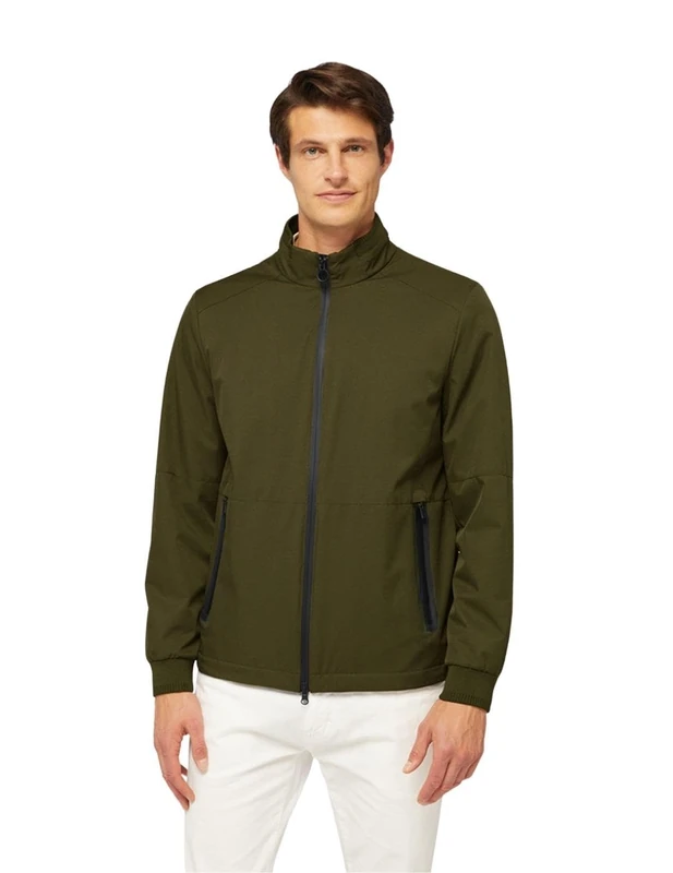 Geox Men's M Spherica Bomber 2 Jacket, Winter Moss, 38