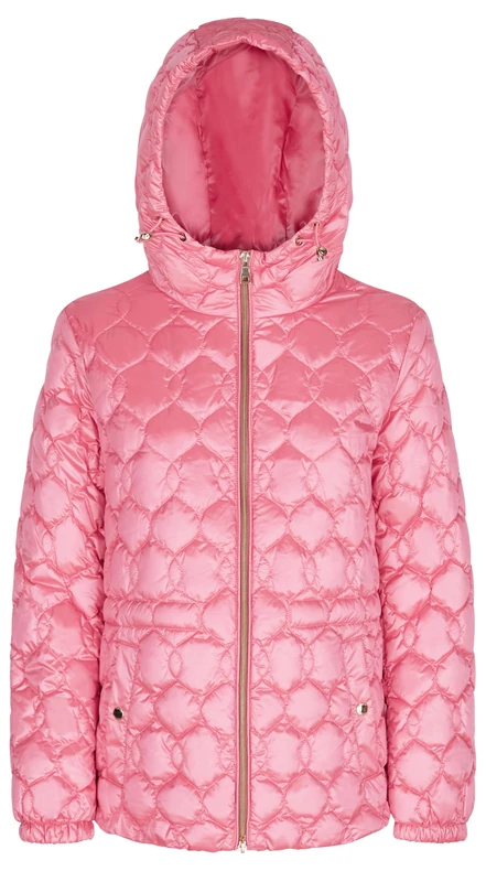 Geox Women's W Myluse Parka Jacket, Flamingo Pink, XS/S