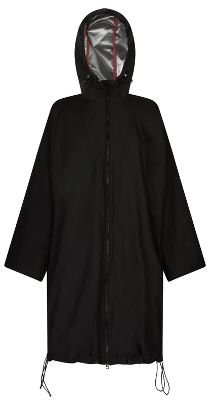 Geox Women's W Diantha Parka Jacket, Black, XS