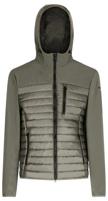 Geox Men's M Sapienza Hood Jacket, Agave Green/Agave Size, 46