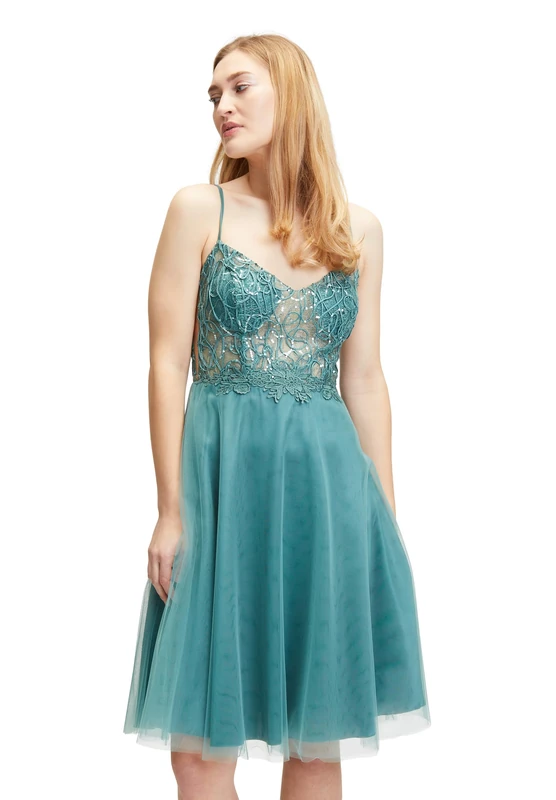 Vera Mont Women's Dress, Bright Eucalyptus, 14 - Image 1