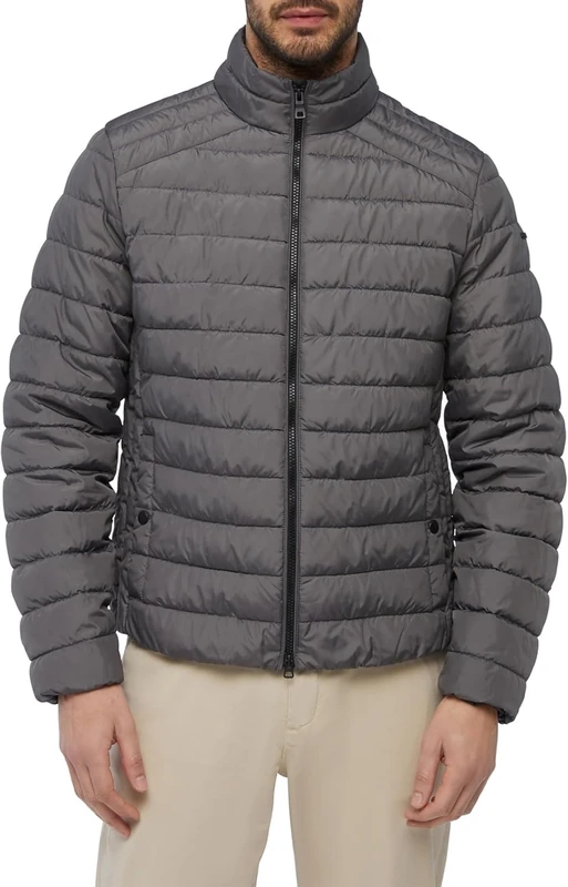 Geox Men's M Kennet Short Jacket, Smoked Pearl, 50