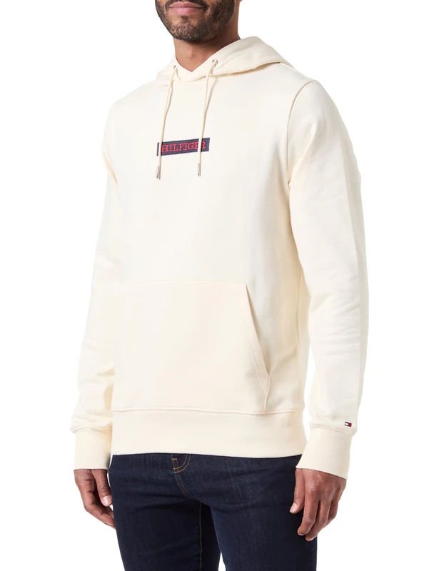 Tommy Hilfiger Men's MONOTYPE BOX HOODY Calico XS