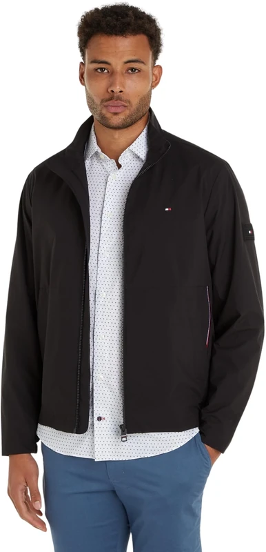 Tommy Hilfiger Men Blouson In-between Jacket, Black (Black), S - Image 1