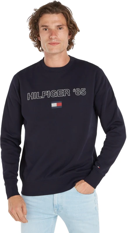 Tommy Hilfiger Men's HILFIGER 85 SWEATSHIRT Desert Sky S