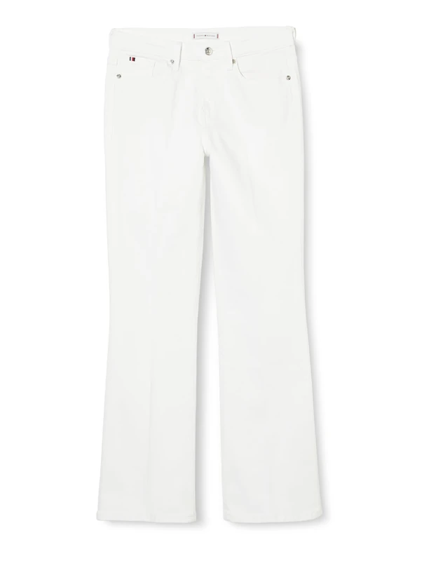 Tommy Hilfiger Women's Bootcut RW White Th Optic White 24W / 34L
