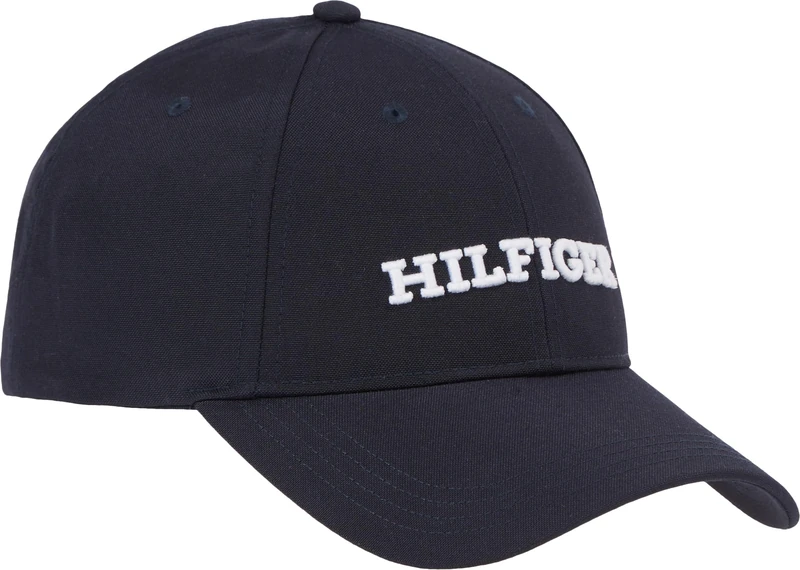Tommy Hilfiger Men Baseball Cap Monotype Canvas, Blue (Space Blue), One Size