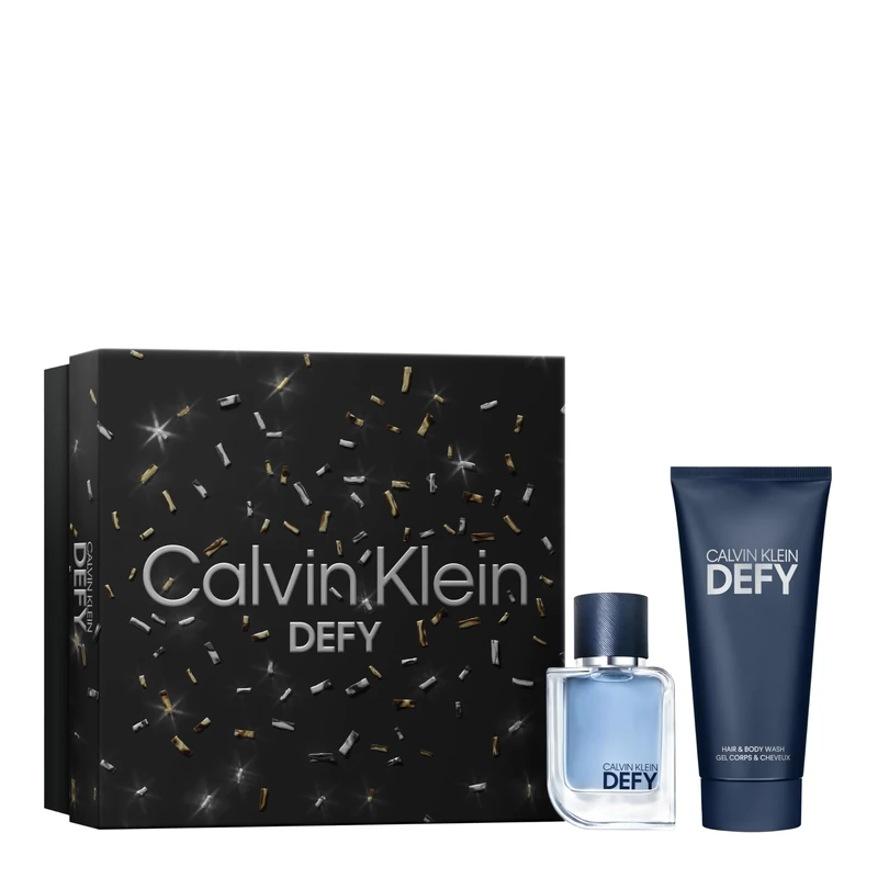 Calvin Klein Men's 2-Piece Defy Giftset including an Eau De Toilette 50ml and Shower Gel 100ml