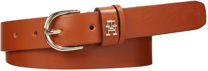 Tommy Hilfiger Women Belt Essential Effortless 2.5 Leather, Brown (Tan), 70 cm