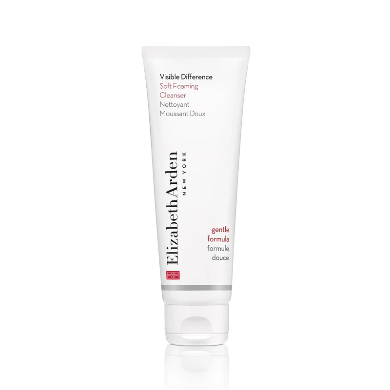 Elizabeth Arden Visible Difference Soft Foaming Cleanser, 125ml, Gentle Skin Cleanser Face Wash