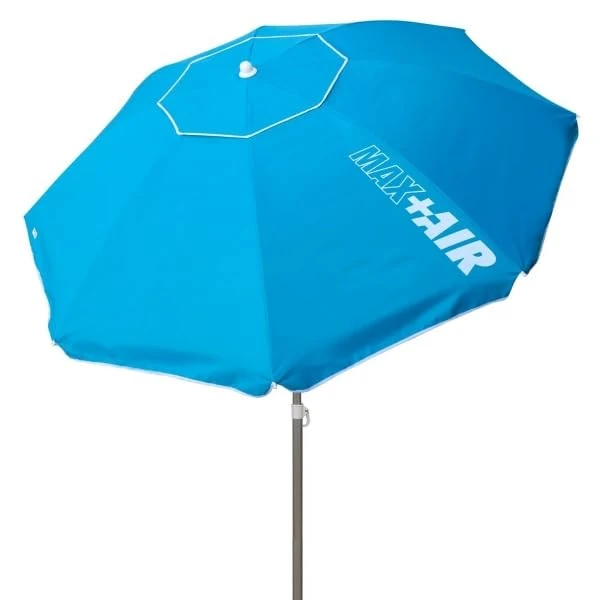 BigBuy Productos de hogar Aktive Parasol Steel Blue 200 x 205 x 200 cm (6 Units), blue, Estándar, Bohemian