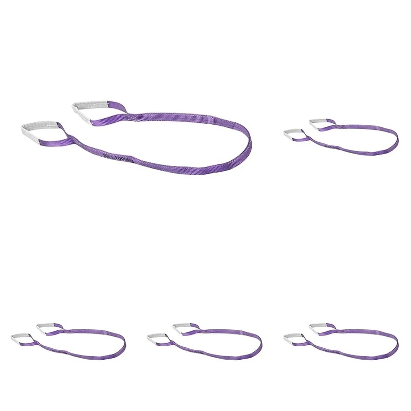 Lifting strap 1000 kg open with slots 40 mm. x 4 meters. (Pack of 5)