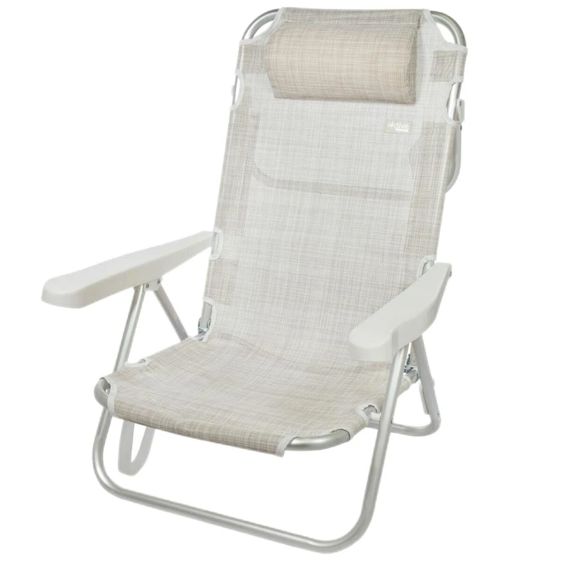 BigBuy Productos de hogar Ibiza Chair, PVC, Beige, Standard - Image 1