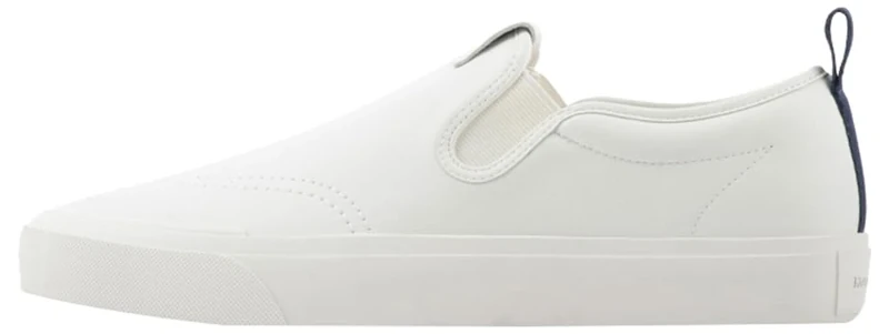 Armani Exchange Men's Borg Slip on Sneaker, White, 5.5 UK