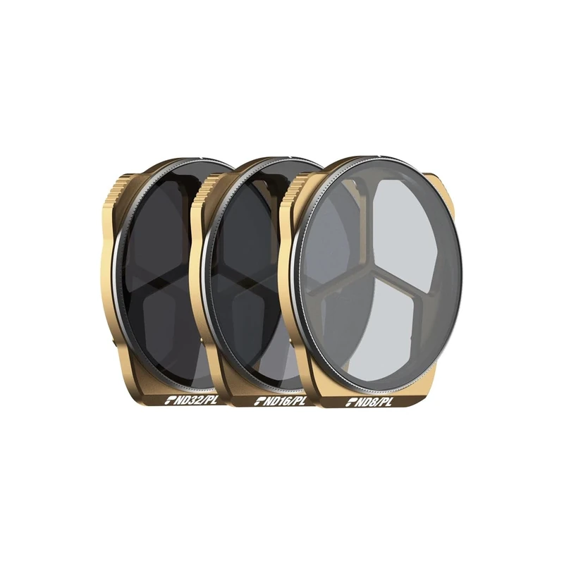 PolarPro - DJI Mavic 3 Pro - Vivid Collection - ND8/PL, ND16/PL, ND32/PL - Lightweight aluminum - Cinema Series Glass