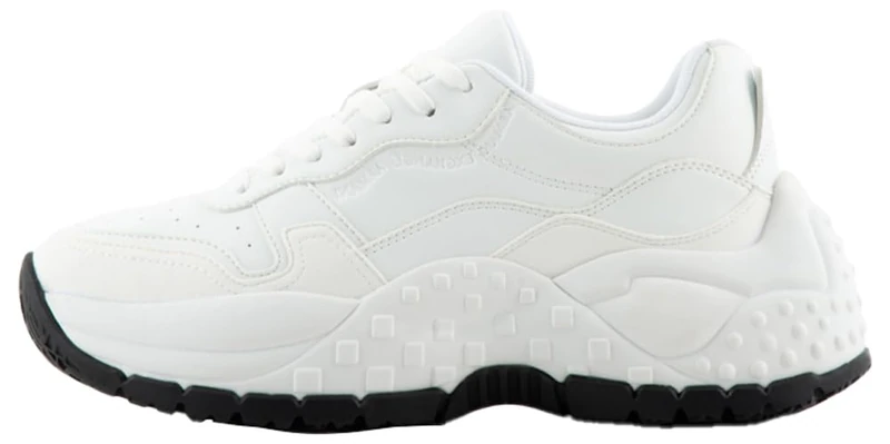 Armani Exchange Women's Vedder Subtle Logo Sneaker - White