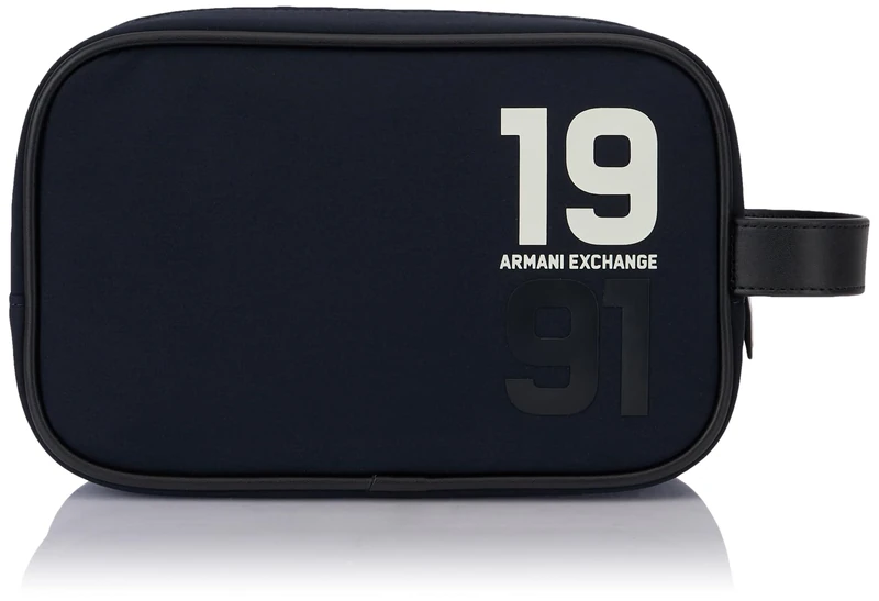 Armani Exchange Men's Ninety-one, front logo Beauty Black,One size