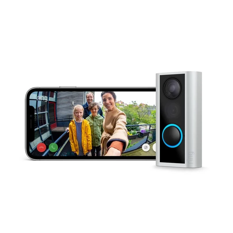 Ring Peephole Camera (Door View Cam) | 54–75 mm door thickness | Wireless Doorbell Security Camera with 1080p HD video, Knock Detection, Wifi | 30-day free trial of Ring Subscription Plan
