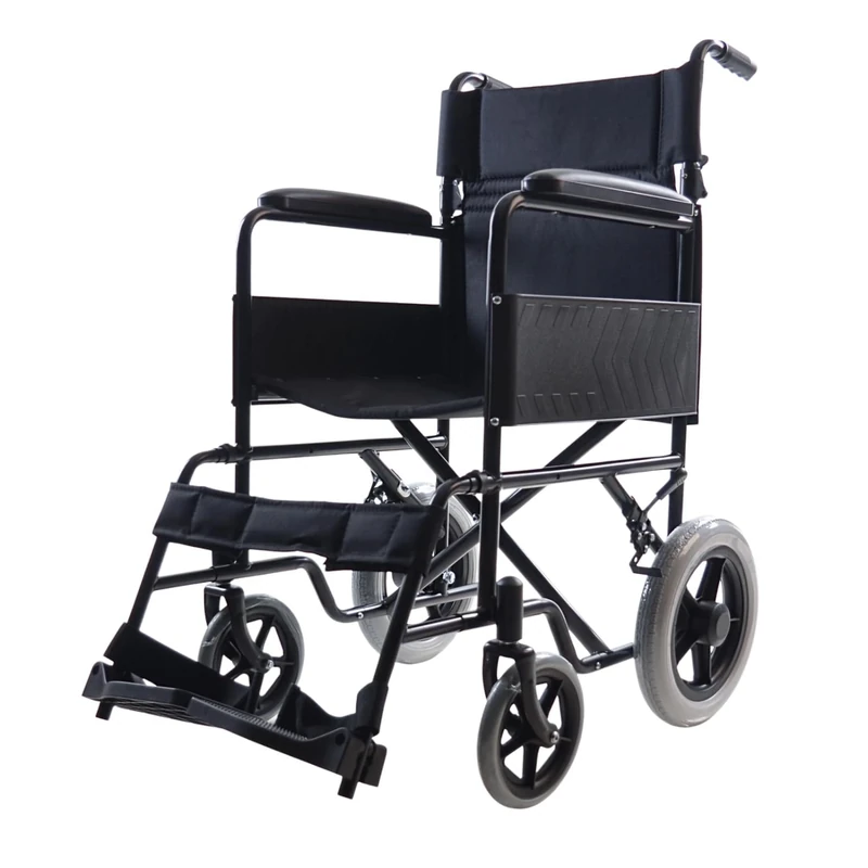 Muve Transit Wheel-chair 18 Inch, Foldable Wheelchair, Wheel Chairs For Adults Ideal To Put In The Trunk