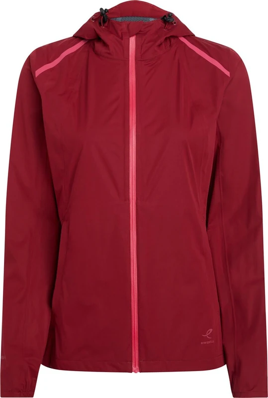 Energetics Women's Shane Iii rain Jacket, Red Dark, XS