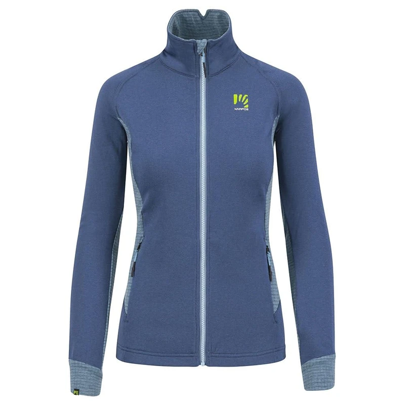 KARPOS 2532004-075 PIZZ.EVO W F-Z FL Sweatshirt Women's VINTAGE INDIGO/SPRING LAKE Size S - Image 1