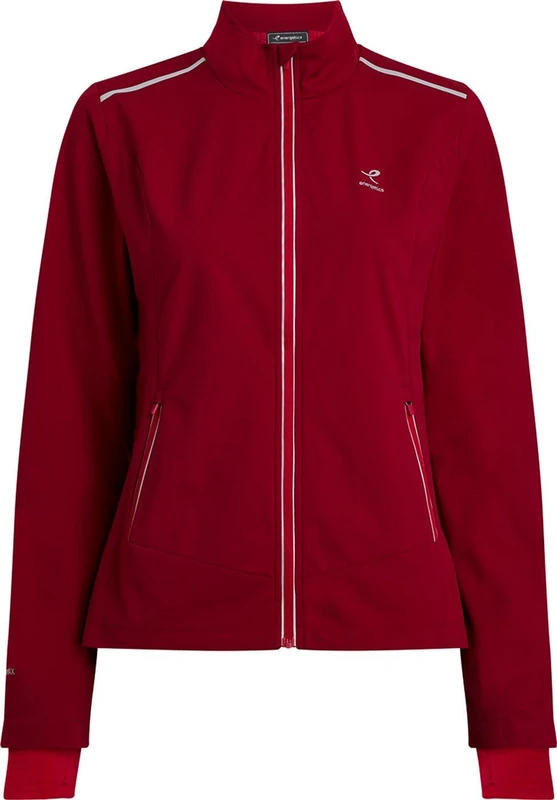 Energetics Women's Samila Running Jacket, Red Dark/Red Wine, S