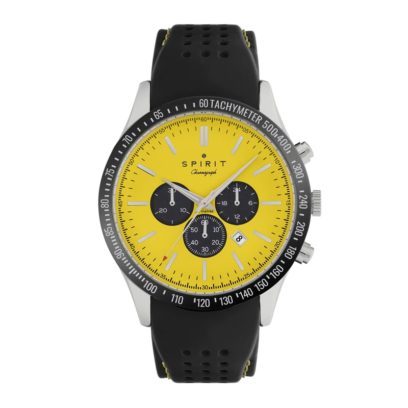 Spirit Men's Analog Quartz Watch with Silicone Strap SP1011