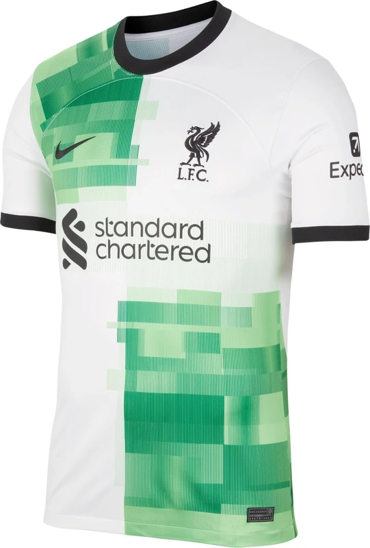 Nike LFC T-Shirt White/Green Spark/Black XS