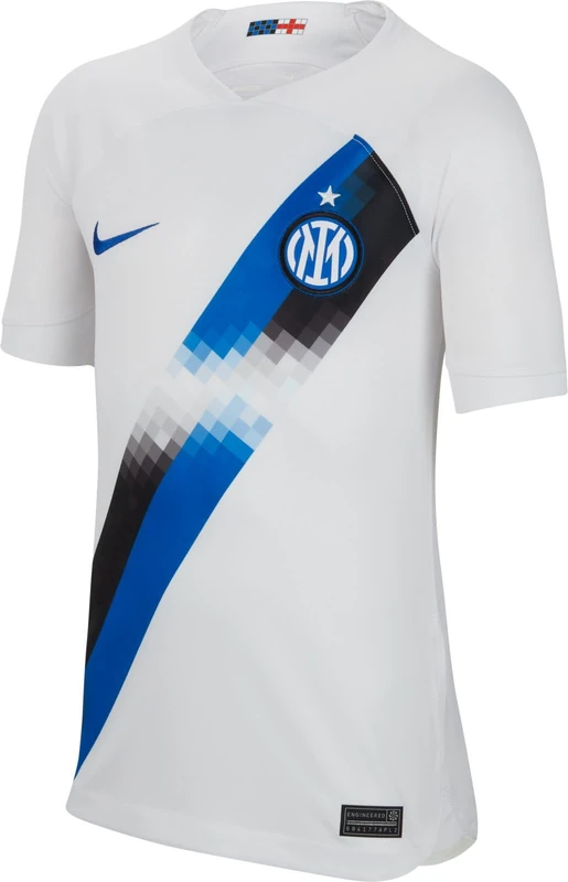 Nike Inter T-Shirt White/Lyon Blue 14 Years