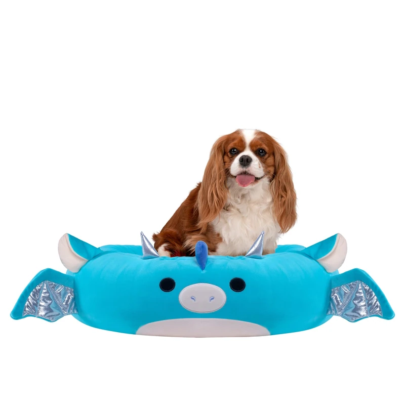 Squishmallows Original 24-Inch Tatiana the Dragon Pet Bed - Medium-Sized Ultrasoft Official Plush Pet Bed